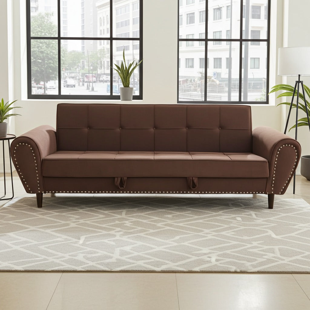 Easy-to-use sofa cum bed
