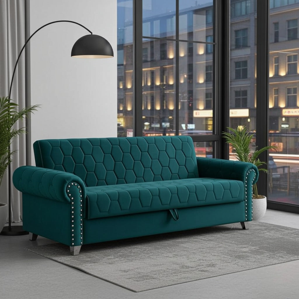 Elegant Chesterfield Sofa Bed Article No2