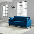 Modern Teal Sofa Cum Bed Article No4
