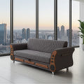 Reclining sofa cum bed