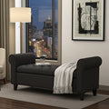 Bench settee with storage