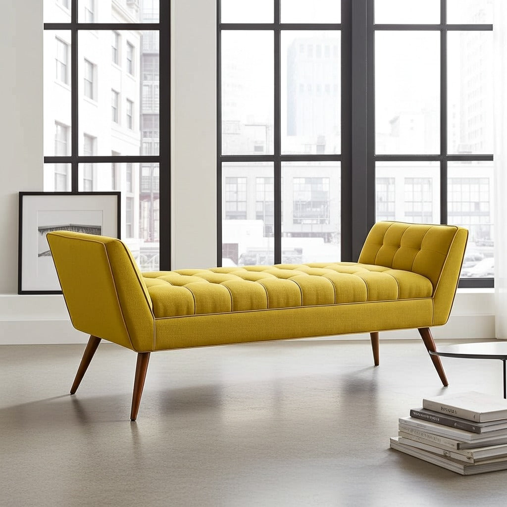 living room wooden settee