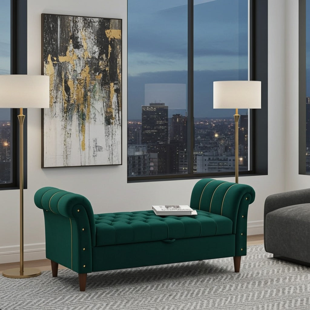 Settee with hidden storage article no3
