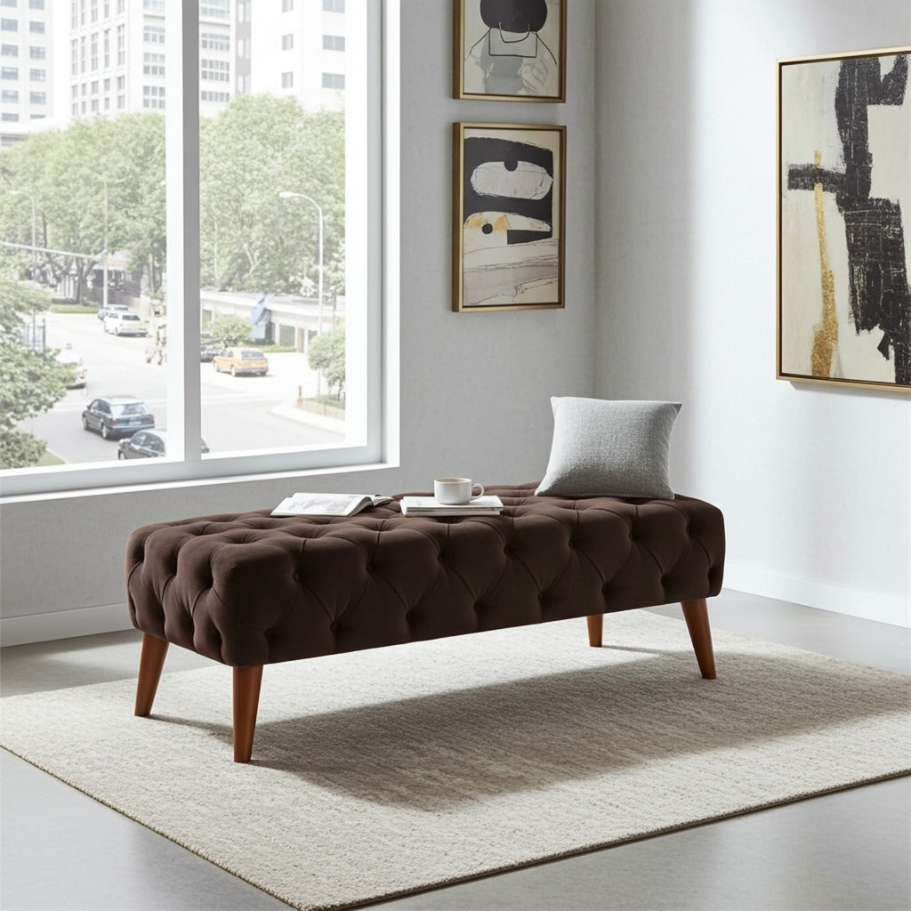 2 Seater Tufted Stool Article No1