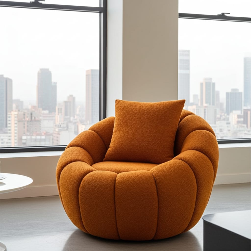 Modern Bubble Lounge Chairs Pair for Living Room