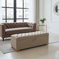 Premium Storage Bench Ottoman with Comfortable Seating