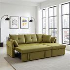Double Sofa Cum Bed L Shape Corner Design