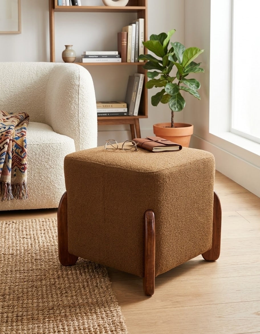 Wooden Stools Pair for Living Room in Pakistan