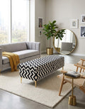 Modern Storage Ottoman Stool for Living Room