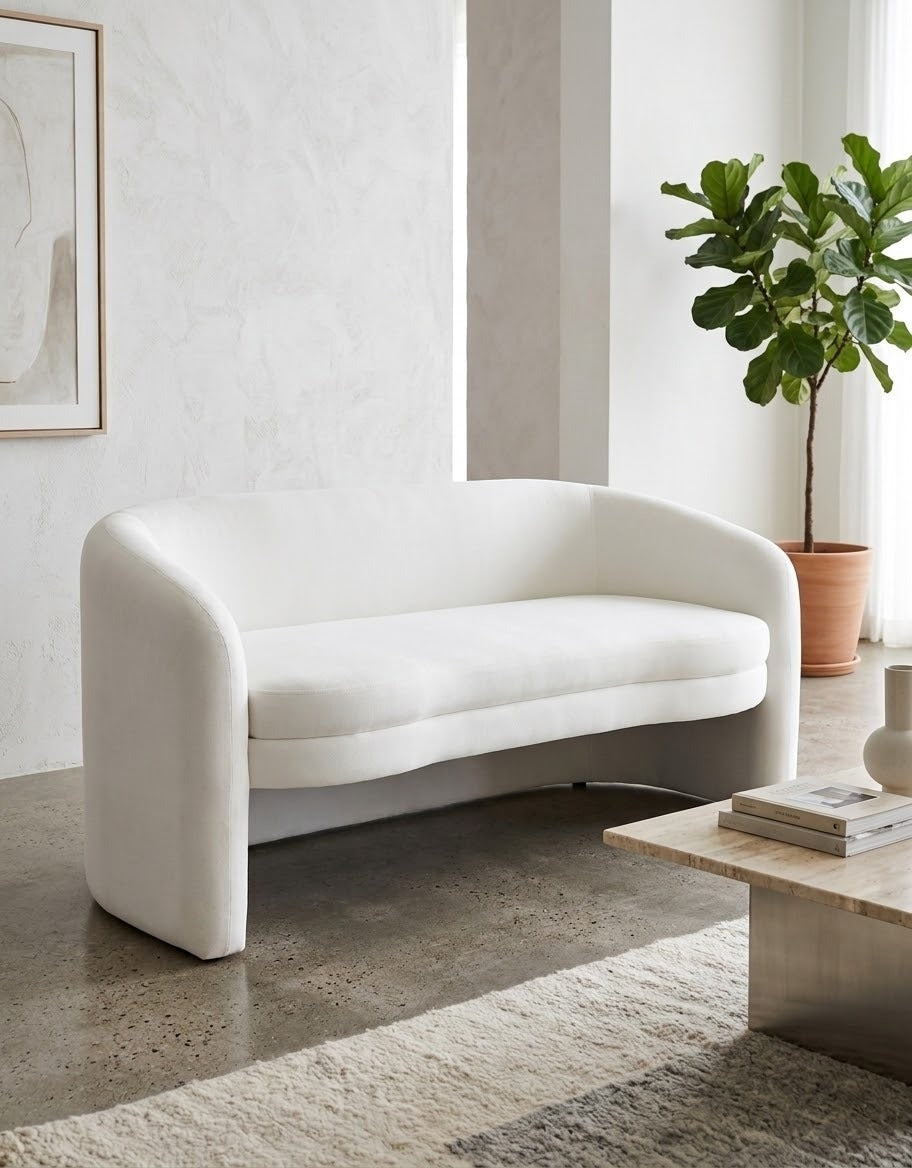Modern Bench Sofa with Durable Wooden Construction