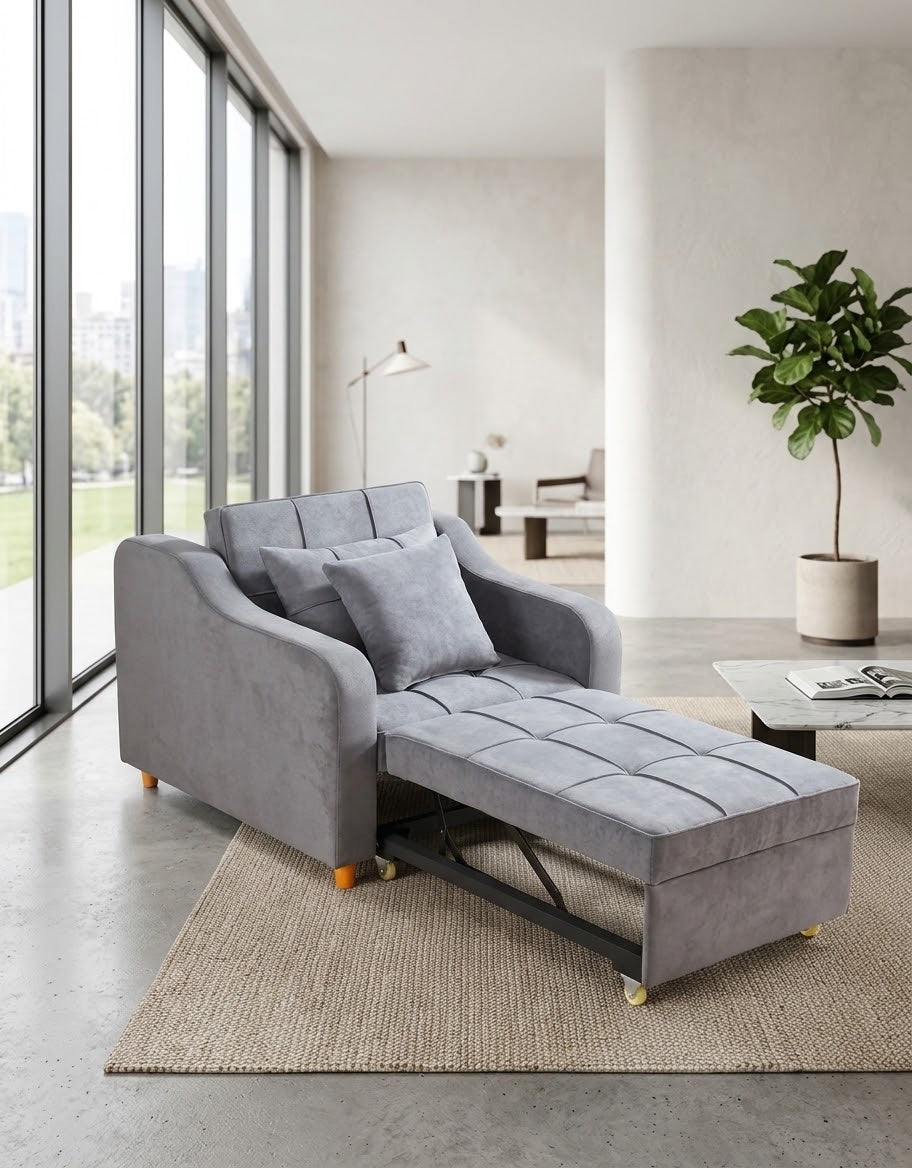 single seater sofa cum bed