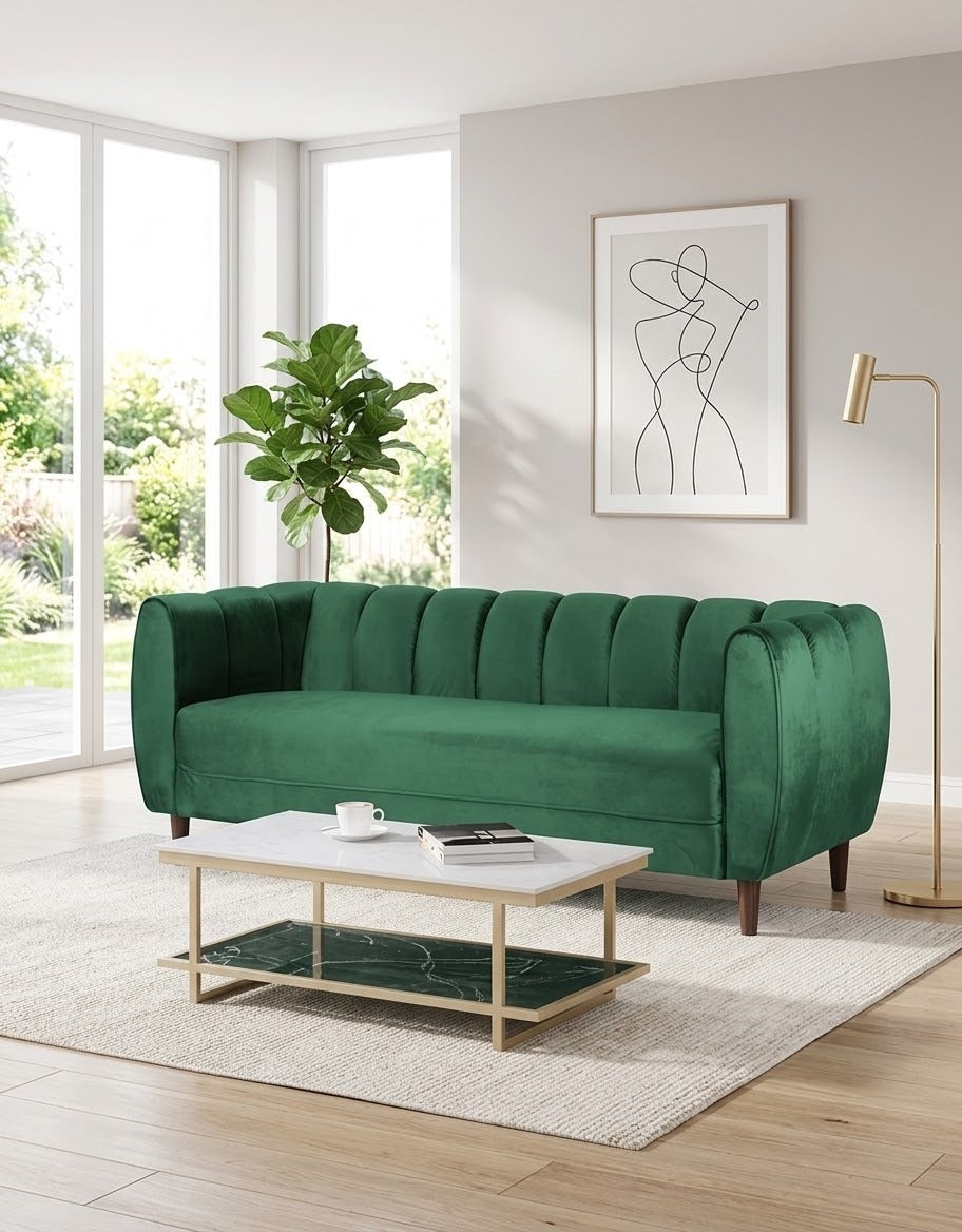 6 Seater Wooden Sofa Set for Home