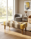 Two Seater Patchwork Bench for Modern Homes