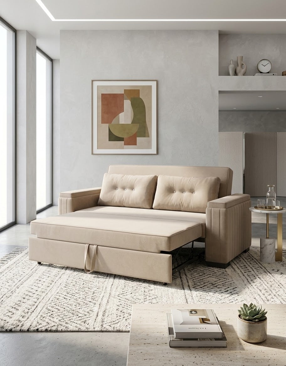 Convertible Double Sofa Bed for Guests