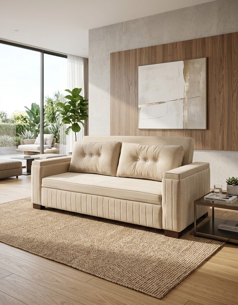 Convertible Double Sofa Bed for Guests