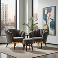 Flower Style Chairs With Coffee Table