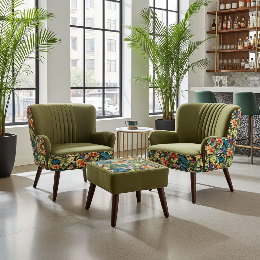 Coffee Table With Chairs Article No9