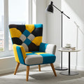 Lounge Chairs With Patchwork Pair Article No4