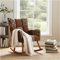 Leopard Print Rocking Chair