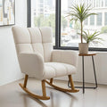 Solid Wood Rocking Chair for Relaxation