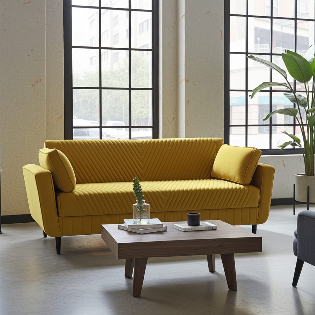 Convertible Reclining Sofa Bed with Adjustable Backrest