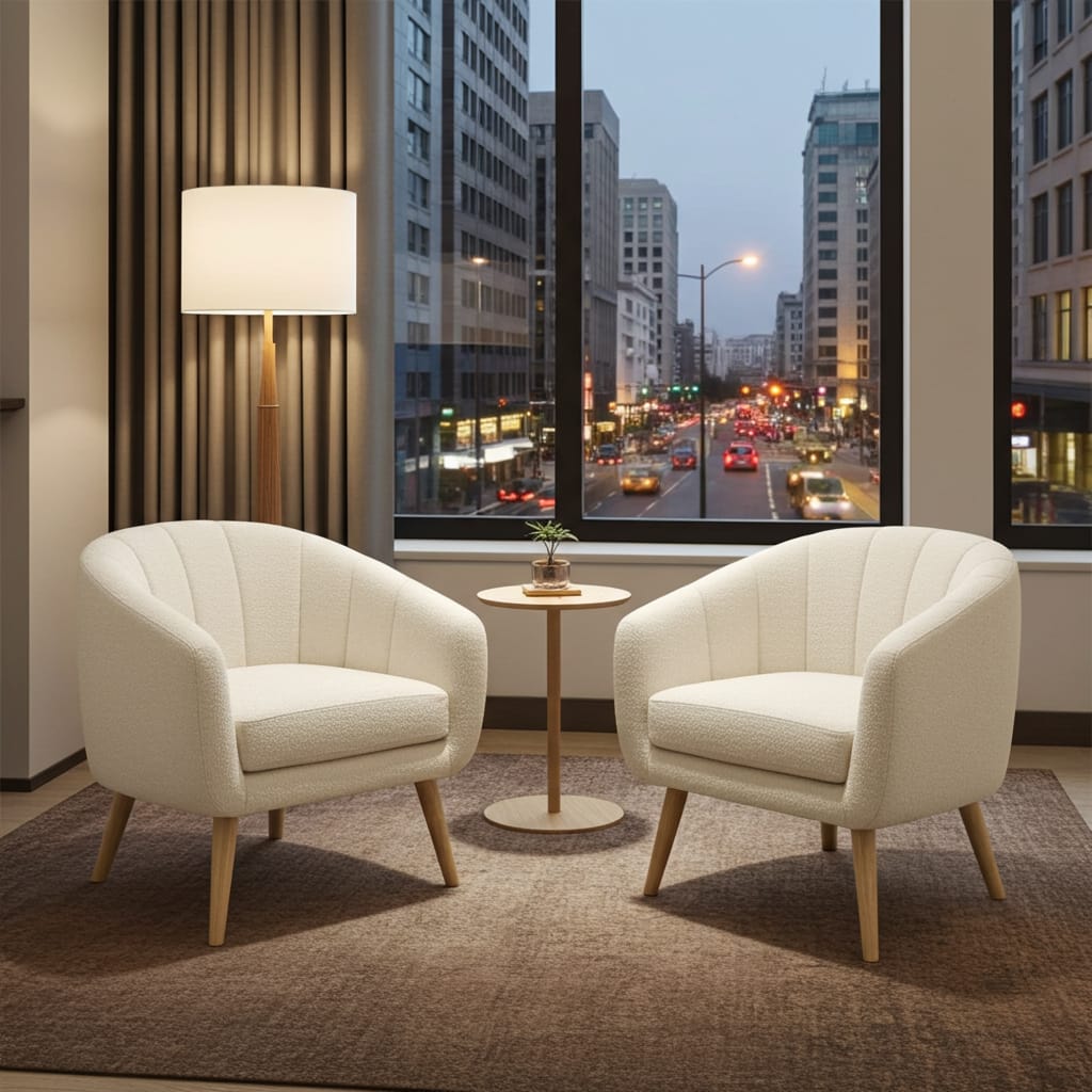 Luxury Chairs With Coffee Table For Home Decor