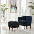 Coffee table with side chairs
