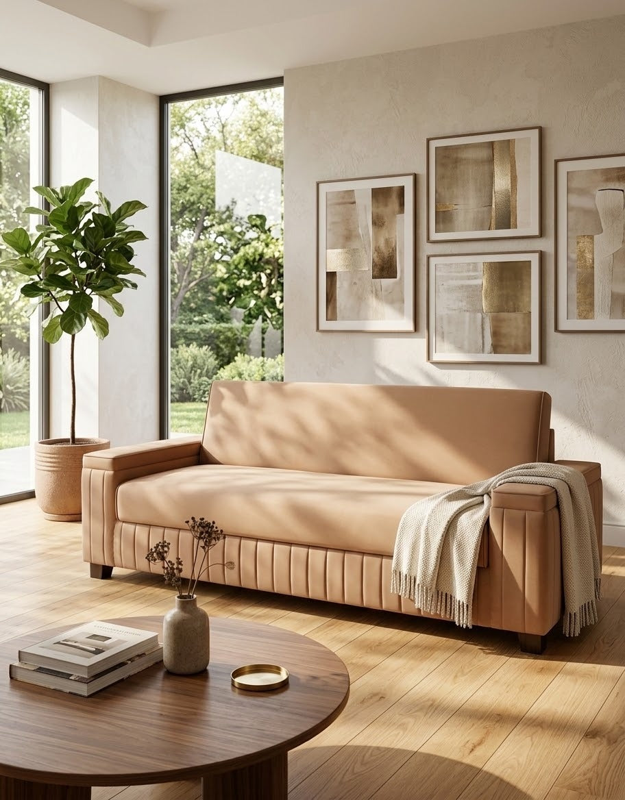 Comfortable Reclining Sofa Cum Bed for Guests