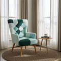 Lounge Chairs With Patchwork Pair Article No5