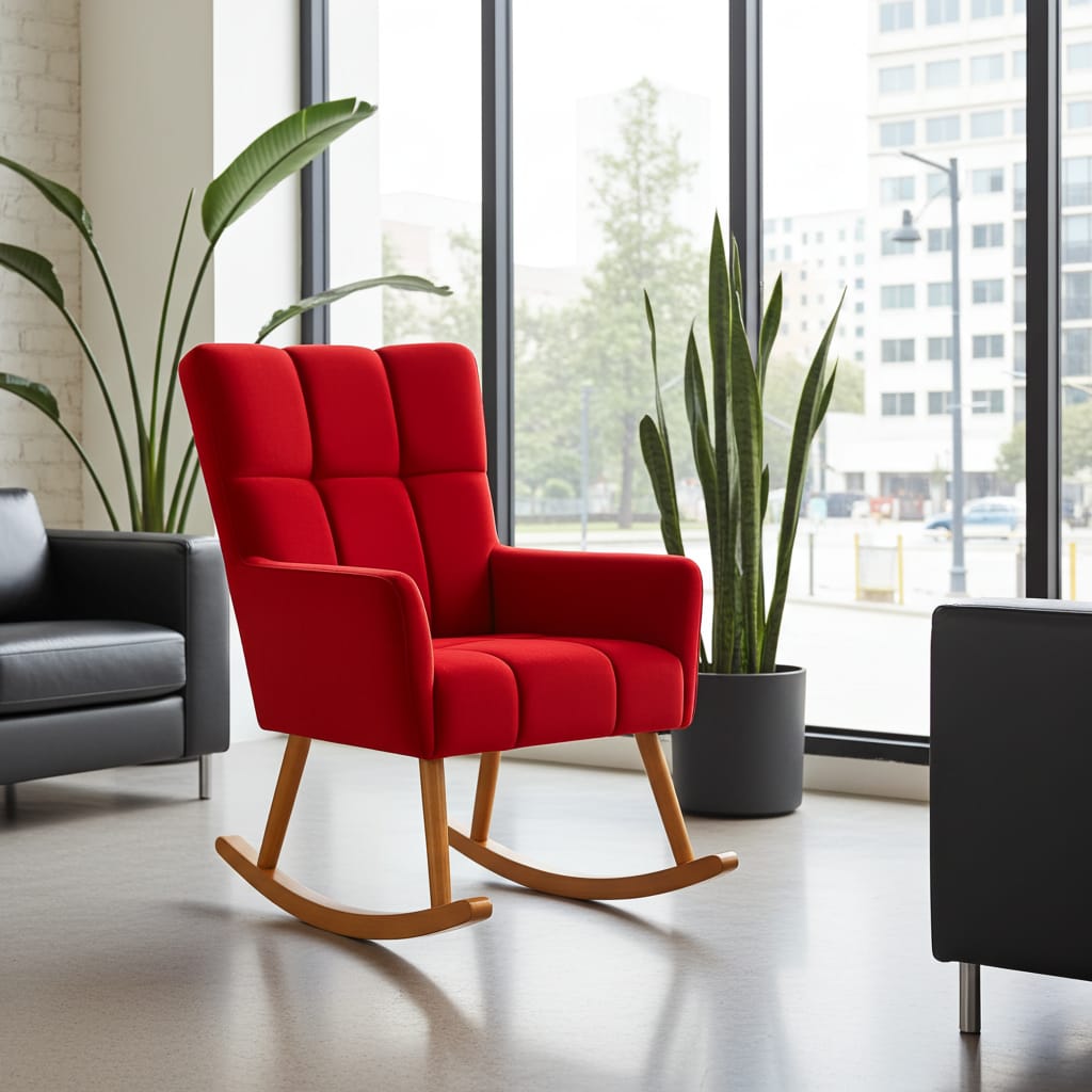 Luxury Wooden Rocking Chair for Living Room in Pakistan