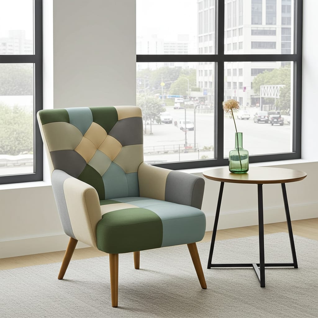 Lounge chairs With Patchwork Article No3