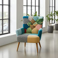 Dining chairs with patchwork Pair Article No1