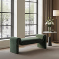 Modern Settee Sofa with Curved Arms