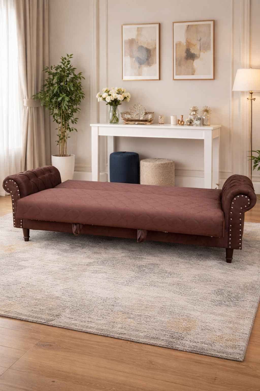 Elegant Chester Field Sofa Cum Bed Article No4