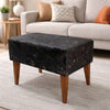 Wooden Rectangle Stools Pair Article No2