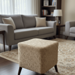 Square kitchen stools pair