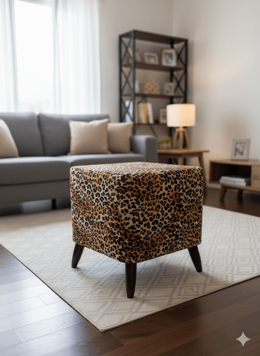 Outdoor Decorative Round Stools pair