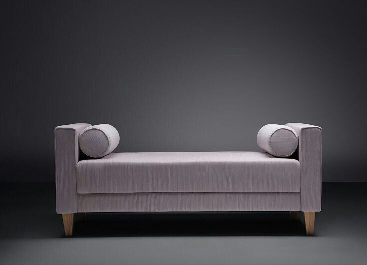 Modern wooden settee