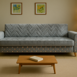 Sofa bed with reclining feature