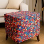 Handcrafted stools pair