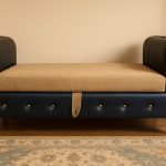 Modern wooden settee